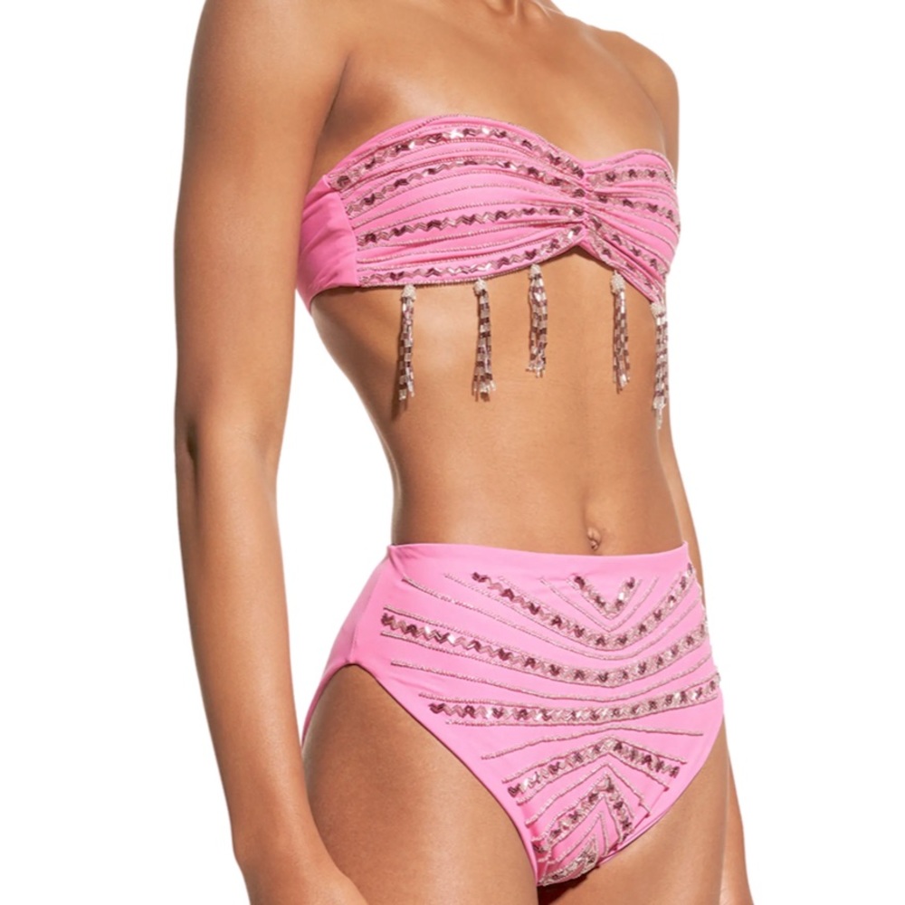 OCEANUS LARA BEADED BIKINI